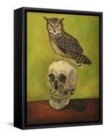 Just Bones 2-Leah Saulnier-Framed Stretched Canvas