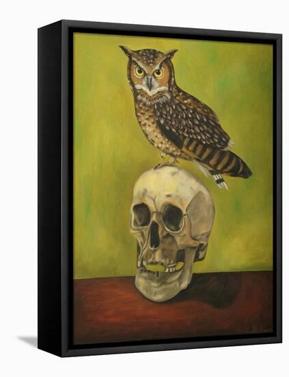 Just Bones 2-Leah Saulnier-Framed Stretched Canvas