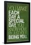 Just By Being You Mister Rogers Quote-null-Framed Poster