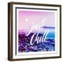 Just Chill Two-Milli Villa-Framed Art Print