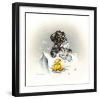 Just Ducky-Peggy Harris-Framed Giclee Print