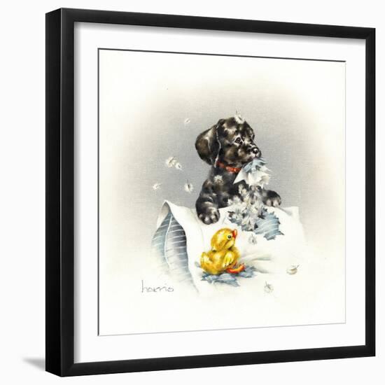 Just Ducky-Peggy Harris-Framed Giclee Print