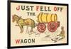 Just Fell Off the Wagon-null-Framed Art Print