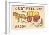 Just Fell Off the Wagon-null-Framed Art Print