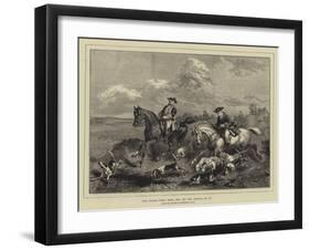 Just Found, Hold Hard, and Let the Hounds Go By-null-Framed Giclee Print