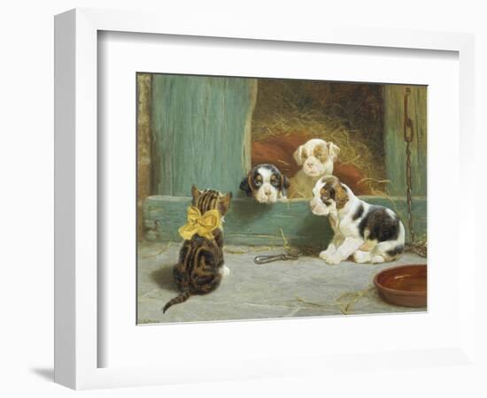 Just Good Friends-John Dollman-Framed Giclee Print