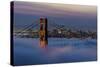 Just in Front of the Sunrise in the Golden Gate Bridge, San Francisco, California-Marco Isler-Stretched Canvas