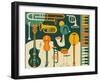 Just Jazz-Jazzberry Blue-Framed Art Print