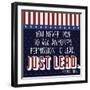 Just Lead-Marcus Prime-Framed Art Print