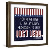 Just Lead-Marcus Prime-Framed Art Print