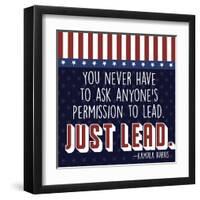 Just Lead-Marcus Prime-Framed Art Print