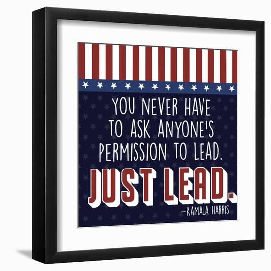 Just Lead-Marcus Prime-Framed Art Print