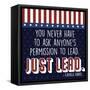 Just Lead-Marcus Prime-Framed Stretched Canvas