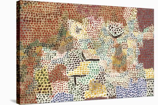 Just Like a Garden Run Wild; Wie Ein Verwilderter Garten-Paul Klee-Stretched Canvas