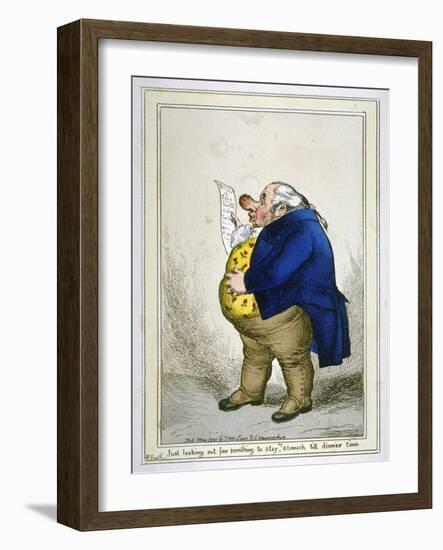Just Looking Out for Somthing to Stay My Stomach Till Dinner Time, 1830-William Heath-Framed Giclee Print