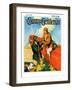 "Just Married, Just Landed," Country Gentleman Cover, July 1, 1929-Ray C. Strang-Framed Giclee Print