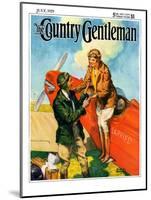 "Just Married, Just Landed," Country Gentleman Cover, July 1, 1929-Ray C. Strang-Mounted Giclee Print