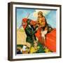 "Just Married, Just Landed,"July 1, 1929-Ray C. Strang-Framed Giclee Print