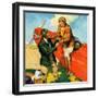 "Just Married, Just Landed,"July 1, 1929-Ray C. Strang-Framed Giclee Print