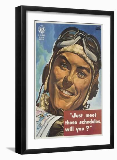 Just Meet Those Schedules, Will You?-Harry Morse Meyers-Framed Giclee Print