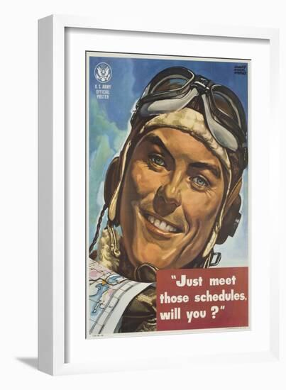 Just Meet Those Schedules, Will You?-Harry Morse Meyers-Framed Giclee Print