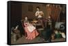 Just Moved-Henry Mosler-Framed Stretched Canvas
