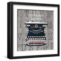 Just my Type III-The Vintage Collection-Framed Art Print