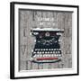 Just my Type III-The Vintage Collection-Framed Giclee Print