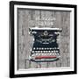 Just my Type III-The Vintage Collection-Framed Giclee Print