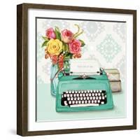 Just My Type Vintage Vignette-Art Atelier Alliance-Framed Art Print