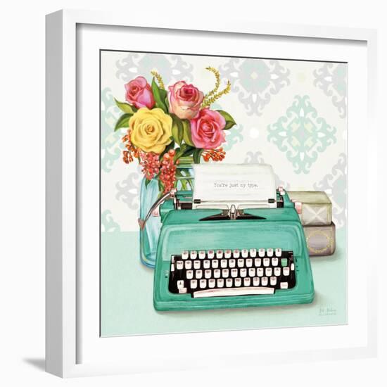 Just My Type Vintage Vignette-Art Atelier Alliance-Framed Art Print