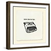 Just My Type-null-Framed Art Print