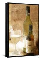 Just one Glass-Kimberly Allen-Framed Stretched Canvas