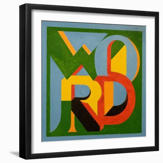 Just One Word, 2006-Jan Groneberg-Framed Giclee Print