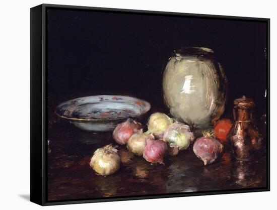 Just Onions, 1912-William Merritt Chase-Framed Stretched Canvas