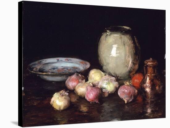 Just Onions, 1912-William Merritt Chase-Stretched Canvas