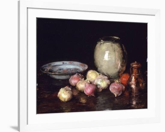 Just Onions, 1912-William Merritt Chase-Framed Giclee Print