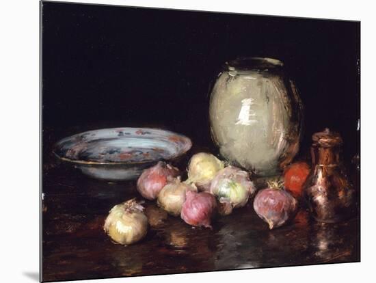 Just Onions, 1912-William Merritt Chase-Mounted Giclee Print