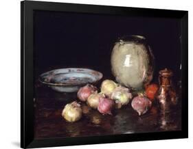 Just Onions, 1912-William Merritt Chase-Framed Giclee Print