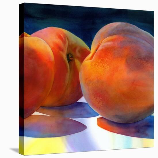 Just Peachy-Terri Hill-Stretched Canvas