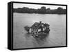 Just Room Enough Island, One of Thousand Islands in St. Lawrence River-Peter Stackpole-Framed Stretched Canvas