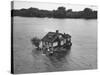 Just Room Enough Island, One of Thousand Islands in St. Lawrence River-Peter Stackpole-Stretched Canvas