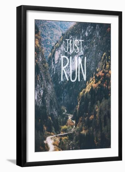 Just Run-Take Me Away-Framed Art Print