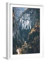 Just Run-Take Me Away-Framed Art Print