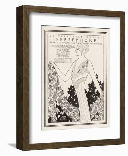 Just See What a "Persephone" Corset Can Do for Your Figure-Maxmillian Fischer-Framed Photographic Print