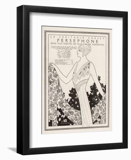 Just See What a "Persephone" Corset Can Do for Your Figure-Maxmillian Fischer-Framed Photographic Print