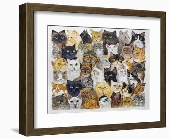 Just the Cat's Whisker-Pat Scott-Framed Giclee Print