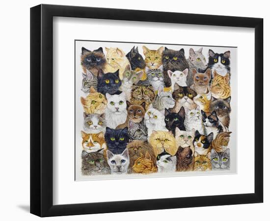 Just the Cat's Whisker-Pat Scott-Framed Giclee Print