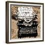 Just Words 1-Roderick E. Stevens-Framed Giclee Print