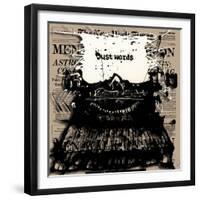 Just Words 2-Roderick E. Stevens-Framed Giclee Print